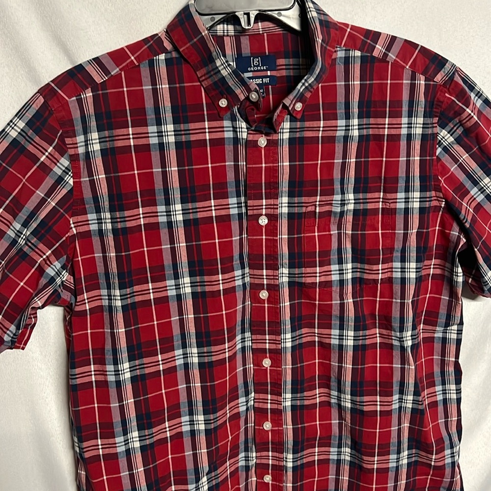 Casual shirt 97% Cotton 3% Spandex L